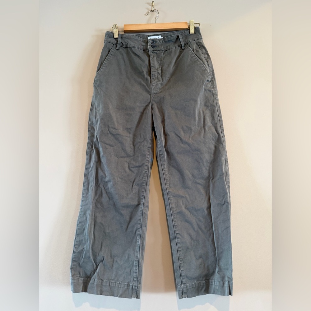 FRAME Denim Olive Green Utility Pants – Size 28 (New Without Tags)